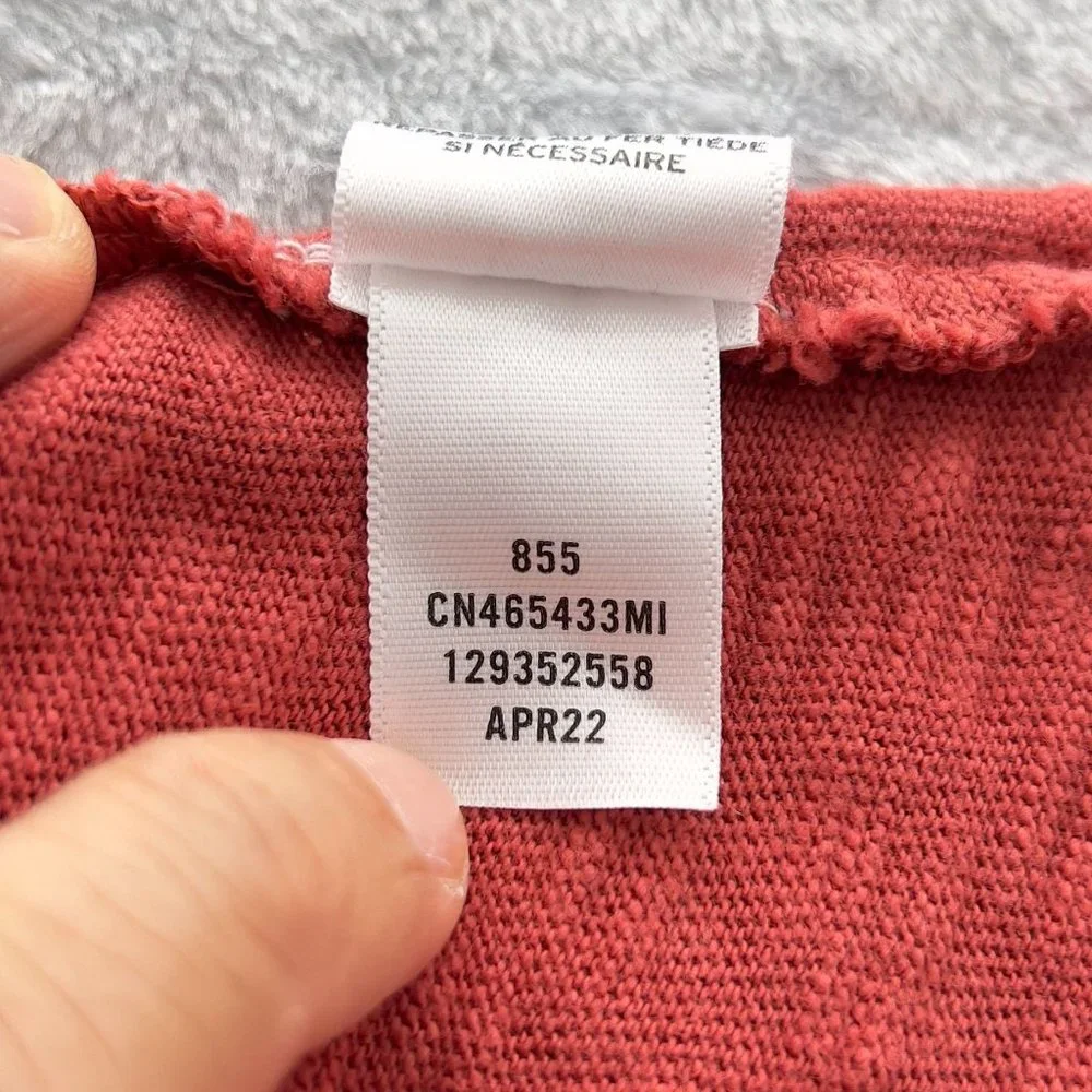 NEW CASLON Cotton Scoop Neck Short Sleeve Raglan T-shirt Dress Size Medium 0026 - Picture 9 of 12